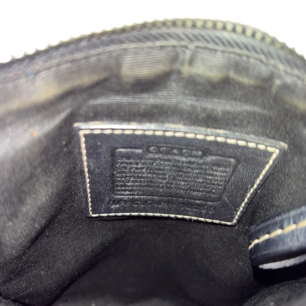 Coach Swingpack Signature Jacquard Crossbody in Black excellent condition